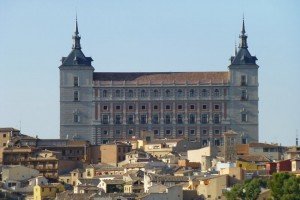 Fachada sur del Alcázar de Toledo, diseñada por Juan de Herrera
