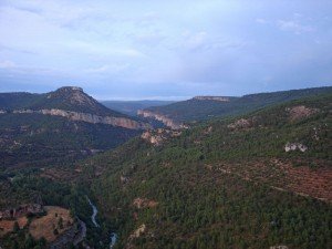 Vistas del Cañón del Tajo desde el Mirador de Zaorejas
