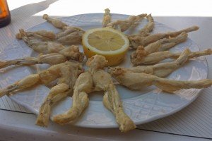 Ancas de rana, uno de los platos típicos de la gastronomía de Molina de Aragón