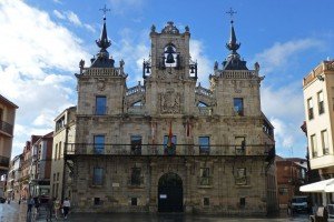 Ayuntamiento de Astorga en la Plaza Mayor