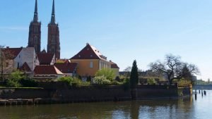 Isla de la Catedral, lugar de fundación de Breslavia