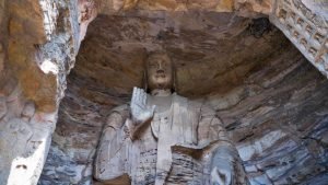 Buda en las Grutas de Yungang