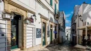 Calles del casco histórico de Otranto