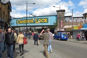 Camden Lock, a su alrededor se extiende Camden Lock Market