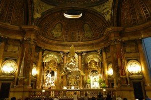 Capilla de Nuestra Señora del Pilar, alberga la imagen de la patrona de Zaragoza