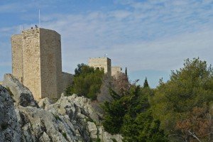 Torres defensivas del Castillo de Santa Catalina en Jaén