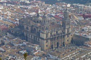 Catedral de Jaén vista desde La Cruz