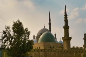 Cúpula de la Mezquita de Alabastro en la Ciudadela de Saladino