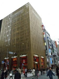 Edificio Cartier en Ginza