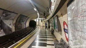 Estación de metro Waterloo en Londres