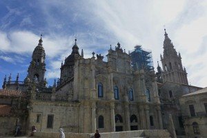 Fachada de la Azabachería de la Catedral de Santiago, historia de Santiago de Compostela