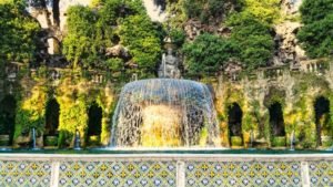 Fuente Oval, una de las más espectaculares de la Villa del Este
