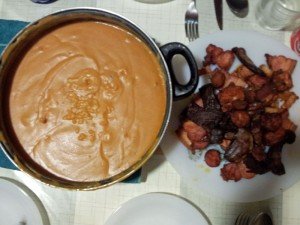 Gachas manchegas, otro de los platos típicos de la gastronomía de Ciudad Real