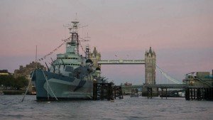 HMS Belfast, una de las sedes del Museo Imperial de la Guerra en Londres
