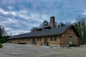 Edificio del crematorio del Campo de Concentración de Dachau