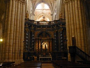 Altar del trascoro de la Catedral de Sigüenza