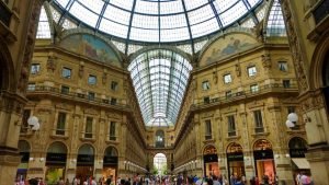 Galería Vittorio Emanuele II, el centro comercial más famoso de Milán.