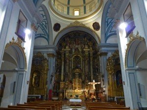Interior de la Iglesia de San Miguel, edificios religiosos de Murcia
