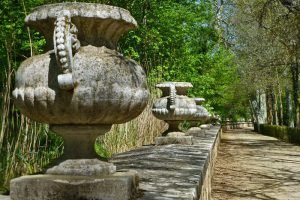 Paseo de jarrones en el Jardín del Príncipe de Aranjuez