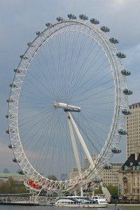 Noria London Eye de día
