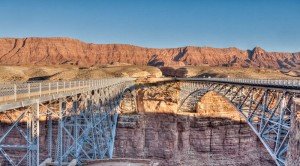 Navajo Bridge al norte del Gran Cañón del Colorado