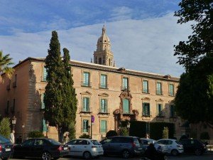 Fachada trasera del Palacio Episcopal de Murcia