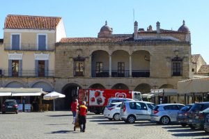 Palacio de los Marqueses de Piedras Albas en la Plaza Mayor de Trujillo