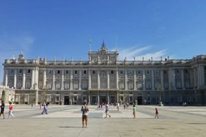 Palacio Real de Madrid, erigido en los terrenos del antiguo Alcázar Real