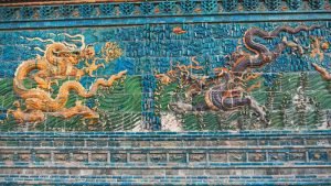 Detalle de la Pared de los Nueve Dragones de Datong