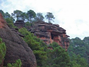 Formaciones rocosas del Parque Natural del Alto Tajo