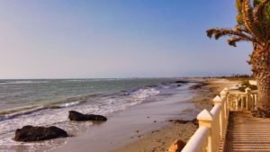 Playa El Mojón, una de las más tranquilas