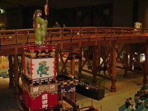 Réplica del puente Nihombashi en el Museo Edo-Tokyo