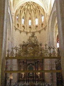Retablo del Altar Mayor de la Catedral de Segovia