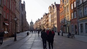 Calle principal de Gdansk