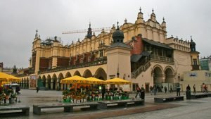 Mercado de los Paños, una de las sedes del Museo Nacional de Cracovia