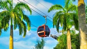 Singapore Cable Car, la forma más pintoresca de llegar a isla Sentosa
