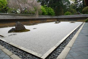 Jardín zen de Ryoanji en Kioto