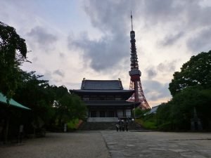 Templo Zojoji y Tokyo Tower, los dos principales atractivos turísticos del barrio Minato