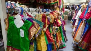 Tienda de ropa tradicional en Little India