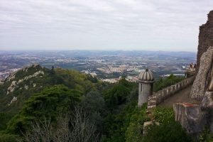 Vistas panorámicas de Sintra desde el Palacio Nacional da Pena