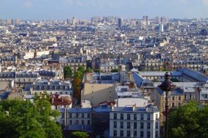 Vistas de París desde la Basílica del Sagrado Corazón