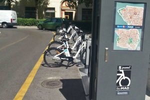 Estación de alquiler de bicicletas BiciMad
