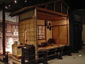 Réplica de una casa japonesa tradicional en el Museo Edo-Tokyo