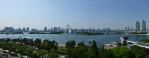 Panorámica de la Bahía de Tokio desde Odaiba
