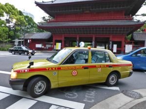 Taxi de Tokio, la forma más cómoda aunque más cara de moverse por la ciudad