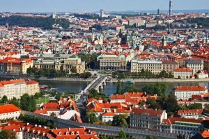 Panorámica del casco histórico de Praga