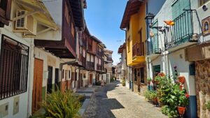 Casa entramadas del casco histórico de Candeleda