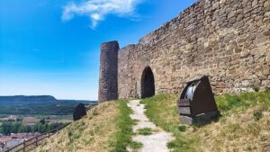 Castillo de Aguilar de Campoo con vistas panorámicas