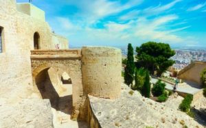 Castillo de Santa Bárbara en Alicante