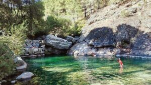 Charco Verde, una de las piscinas naturales de Guisando